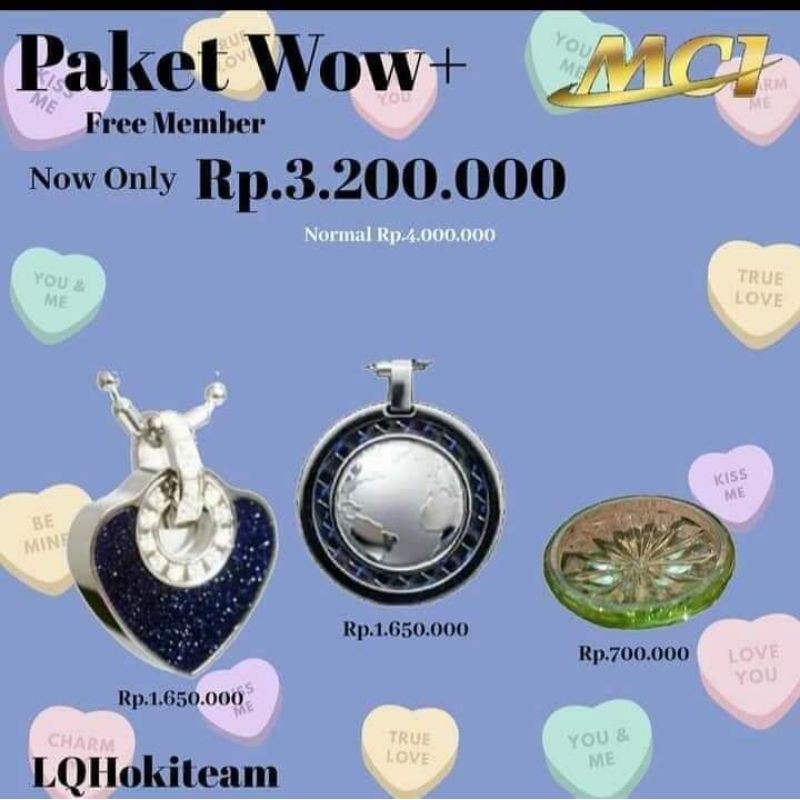 Paket MCI LSM Reborn, Biocarbon heart blue free Bioglass mini