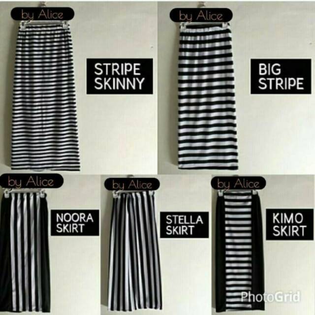 STRIPE SKIRT