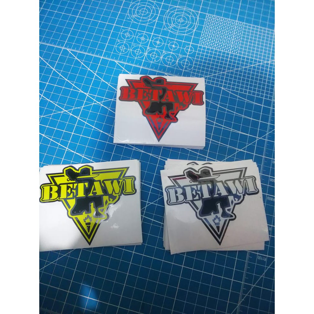 Sticker cutting betawi pitung cuting stiker murah (A31) stiker betawi