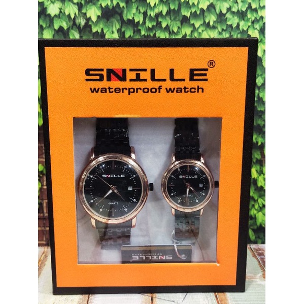 JAM TANGAN COUPLE RANTAI SNILLE ORGINAL