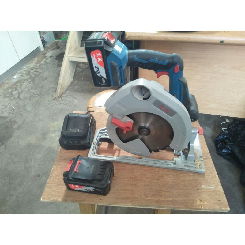 circular saw cordless dongcheng 7inch dca dck (BEKAS MANTAP)