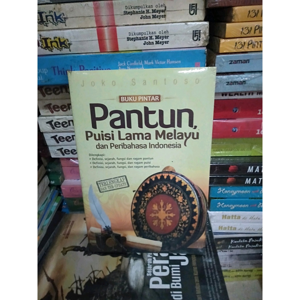 ORIGINAL BARU BUKU PINTAR PANTUN PUISI LAMA MELAYU DAN PERIBAHASA INDONESIA