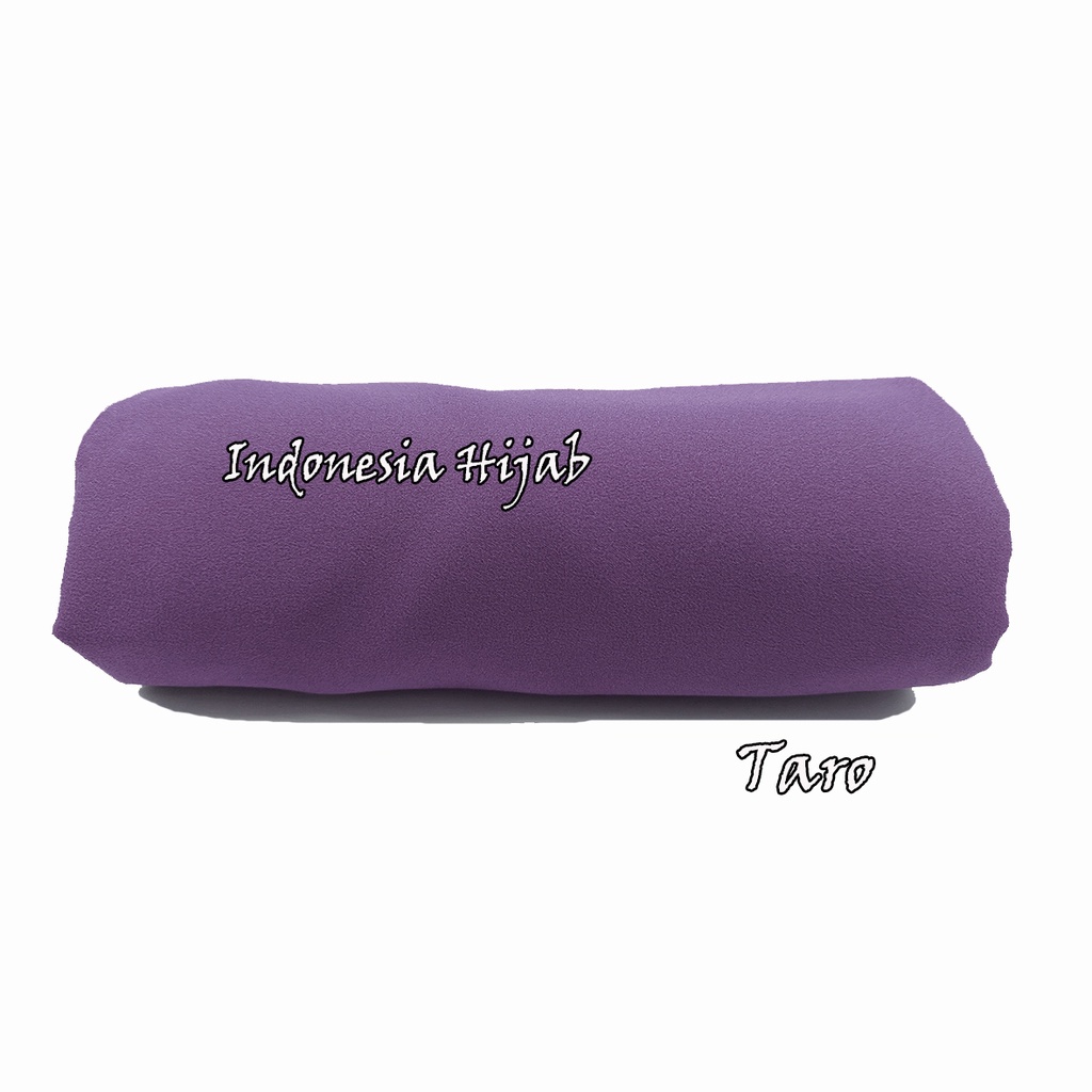 PASHMINA Diamond Premium 170 X 75 cm Jahit Tepi BUKAN DI NECI-Taro