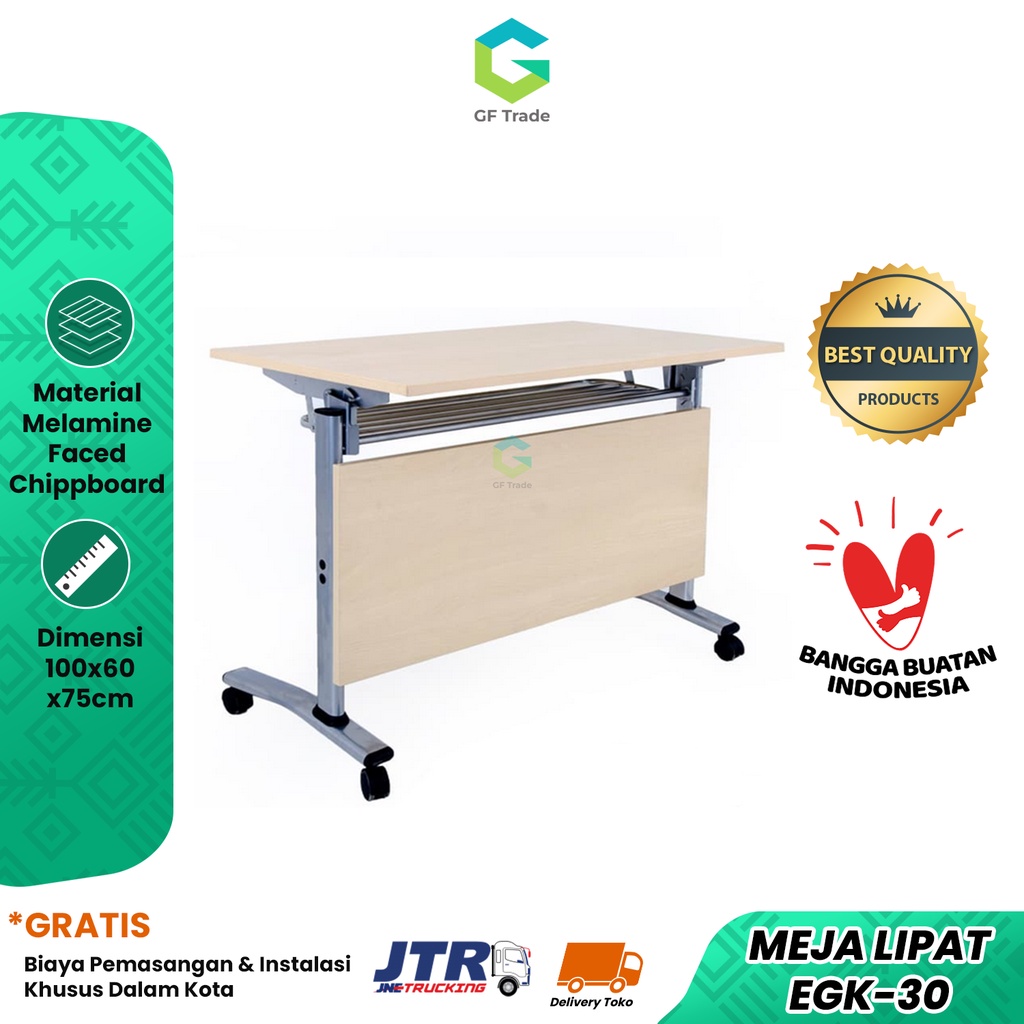 Jual Meja Lipat Kantor Meja Komputer Meja Training Egk Baru Shopee Indonesia