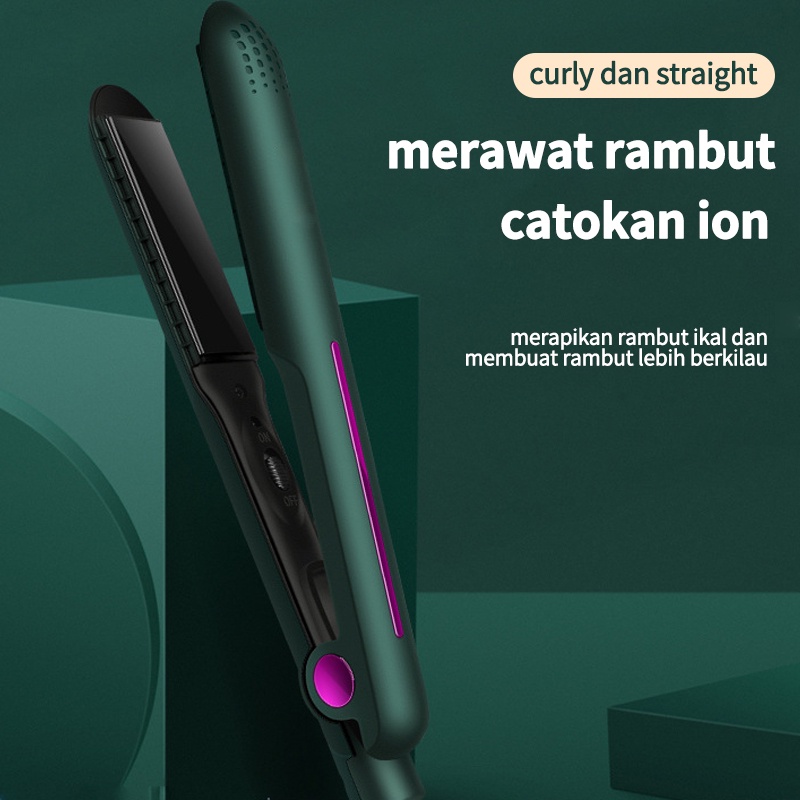 Newstyle Keriting / Catokan Rambut Hair Straightener /suhu konstan 220°/Pengeriting Rambut 2 IN 1 30W