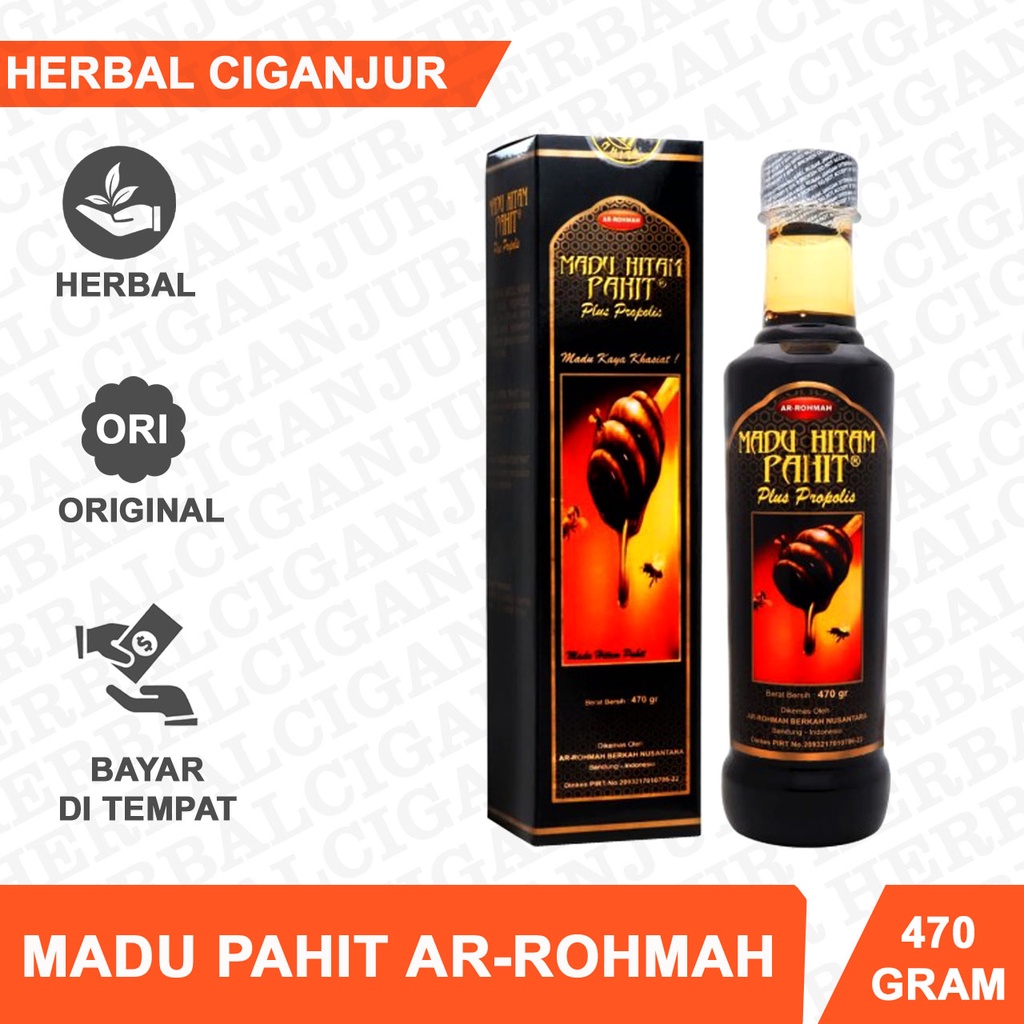 Madu Hitam Pahit Ar-Rohman Propolis insulin / Madu Pahit Arrohman Madu Diabetes stamina