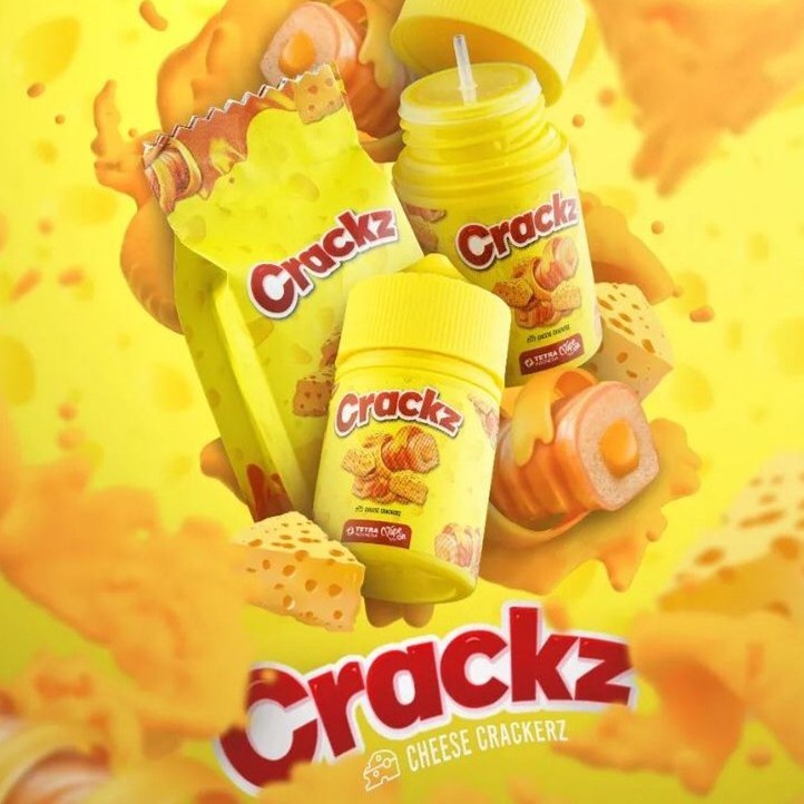 LIQUID 60ML CRACKZ V3 CHEESE CRACKERZ 3MG 6MG