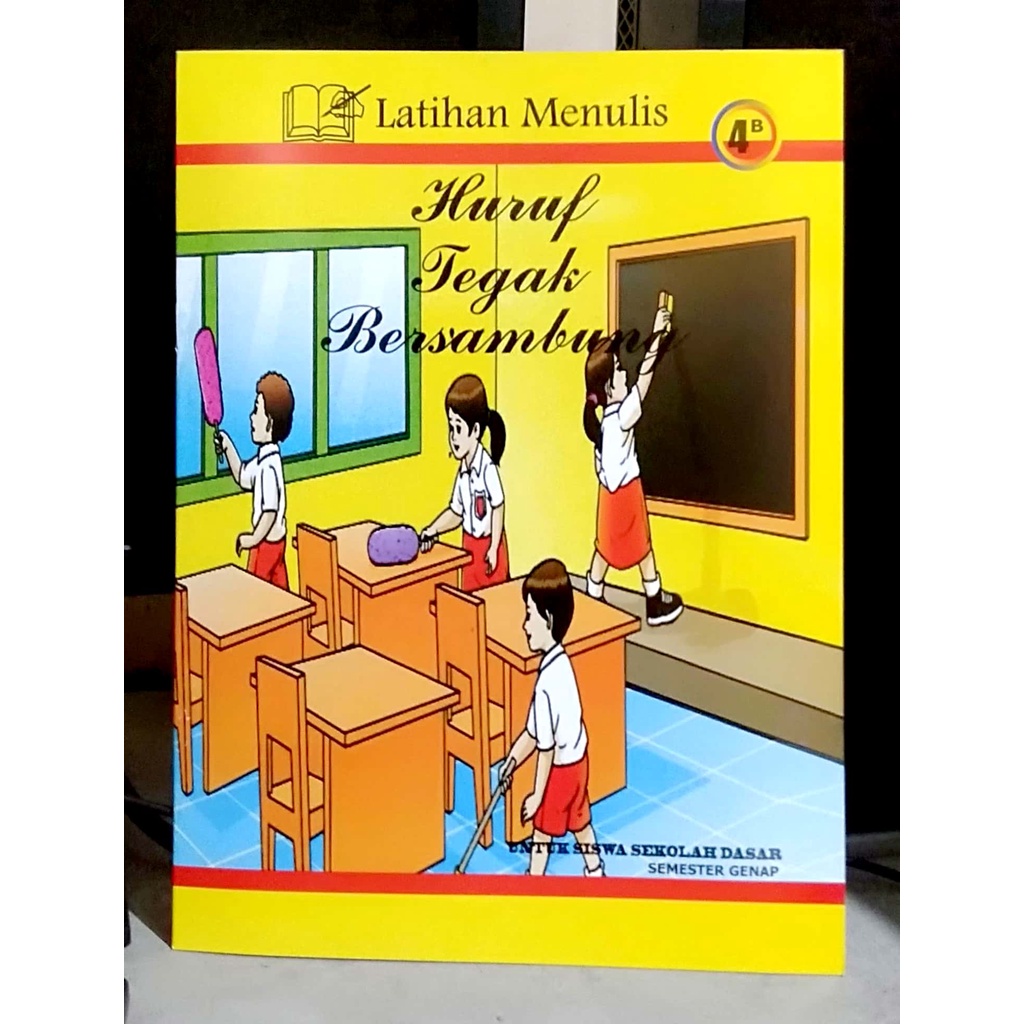 Jual Buku Huruf Tegak Bersambung untuk SD/MI kelas 4B | Shopee Indonesia