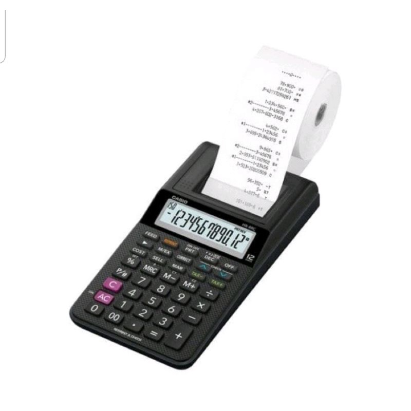 

Kalkulator calculator Casio HR 8 RC hr8rc reprint check original resmi