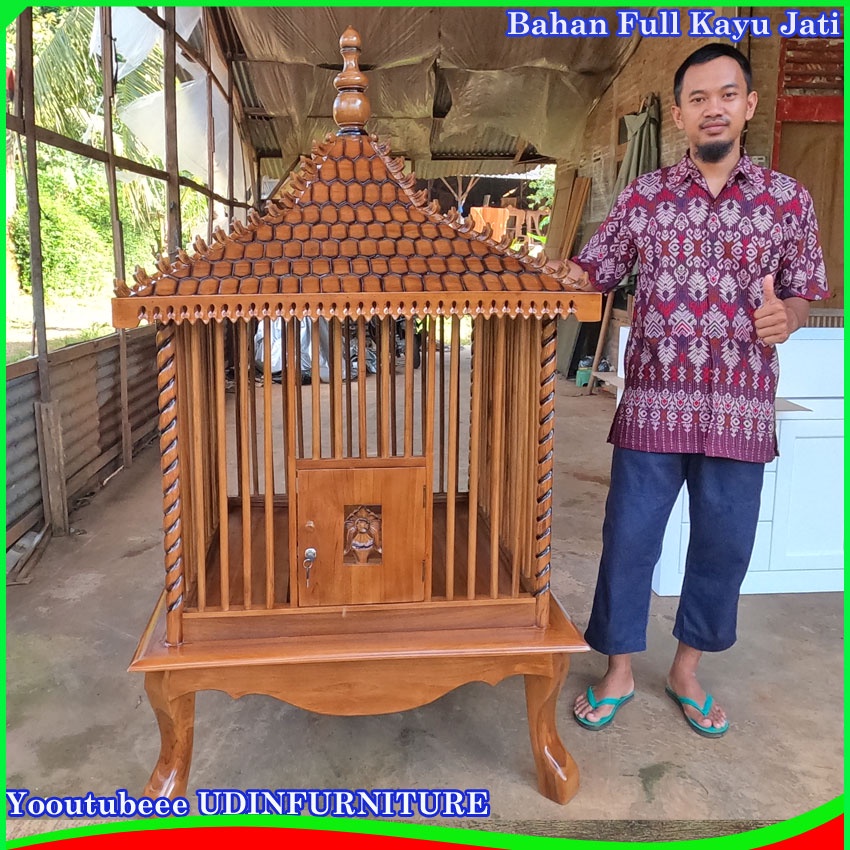 Kandang ayam bekisar sangkar itik hutan alas kayu jati kotak 2022