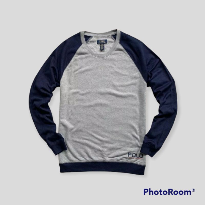 POLO RALPH LAUREN ORIGINAL crewneck sweater cotton twill