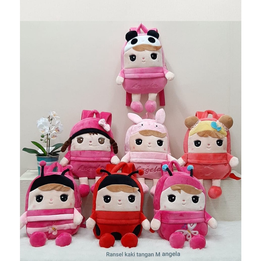 Tas Ransel Angela metoo candy baby kids sekolah paud princess ana elsa backpack sekolah baby kado ultah anak