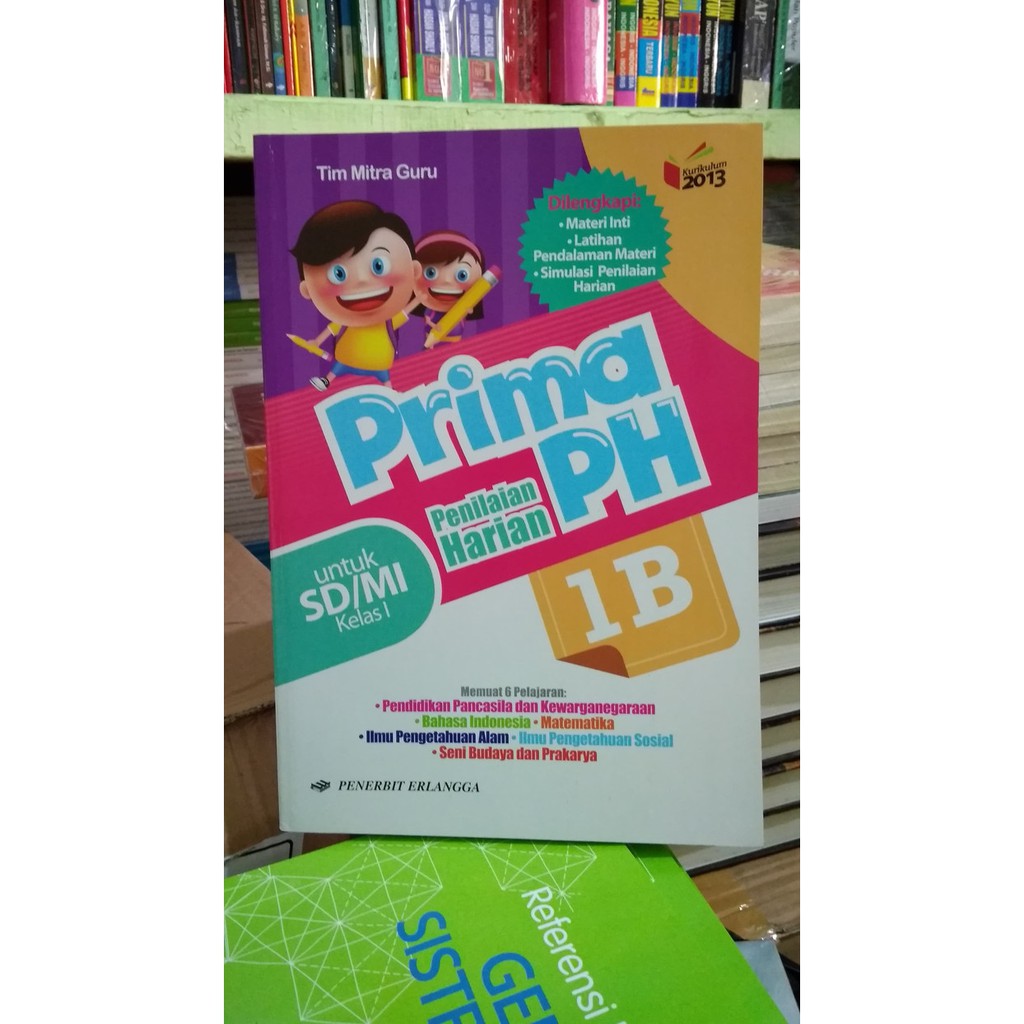 Jual PRIMA PH Penilaian Harian 1B UNTUK SD/MI KELAS I ( K13N ) ERLANGGA ...