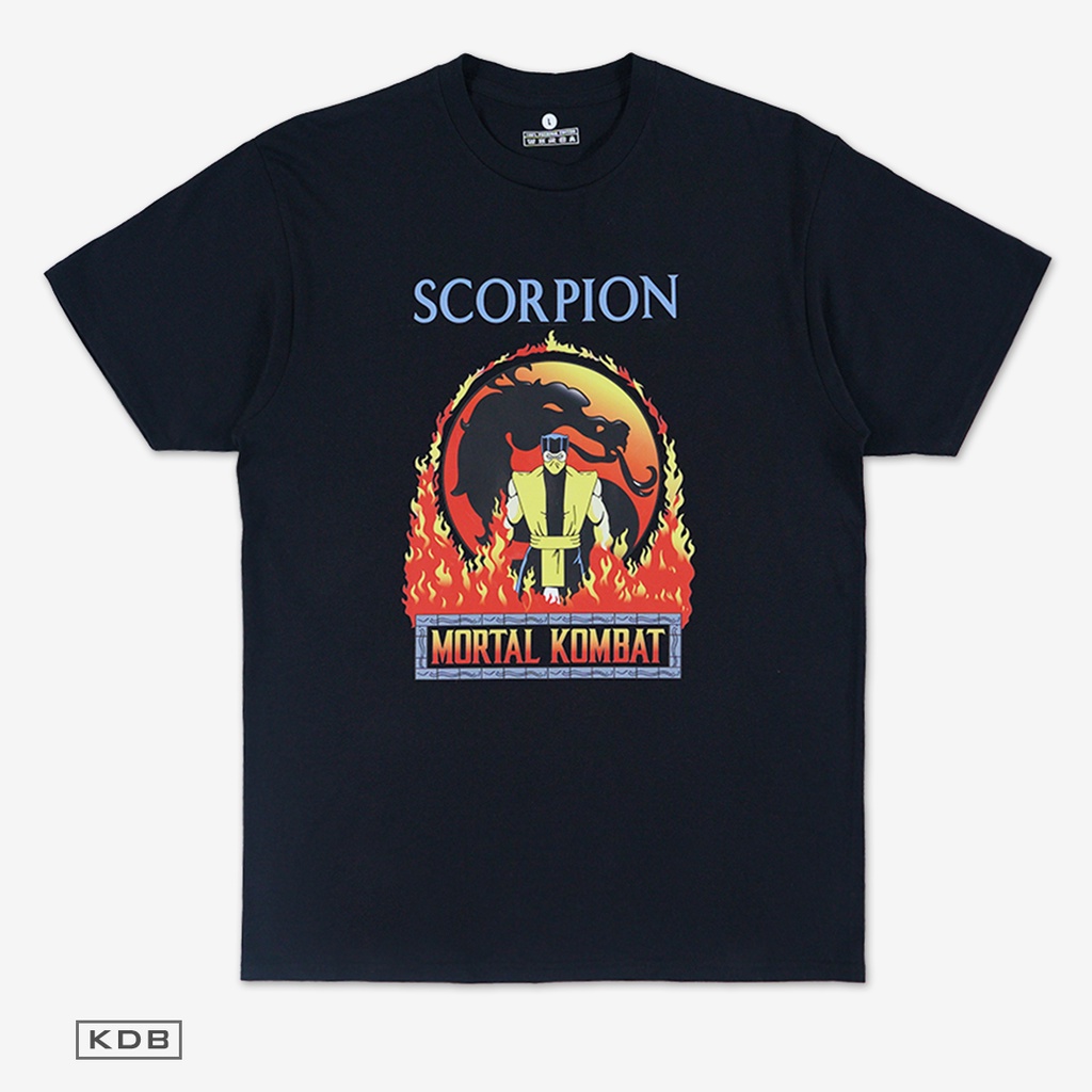 Kaos Vintage / Kaos Distro / Vintage Tshirt Retro Style Scorpion Mortal Kombat - KDB