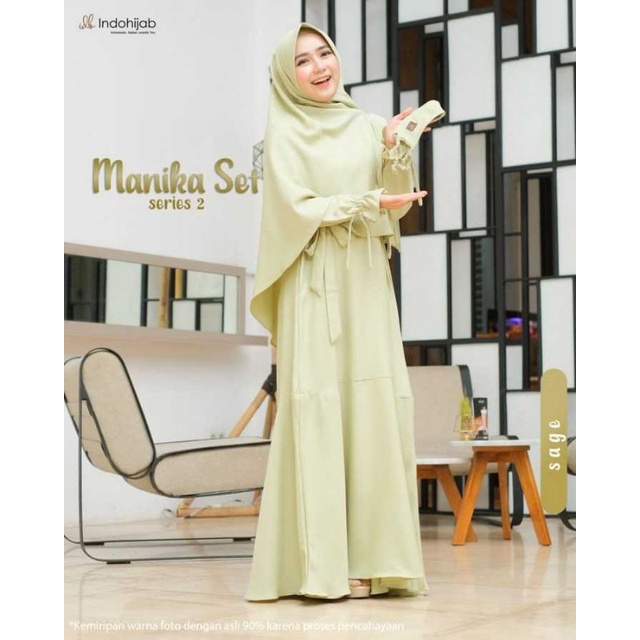 IDB GAMIS SET KHIMAR MASKER MANIKA DRESS
