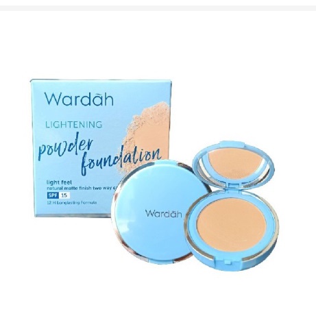 ✨SHASYA✨ FULL SIZE &amp; REFILL Wardah Lightening Powder Foundation Two Way Cake Light Feel ( TWC ) - 12g