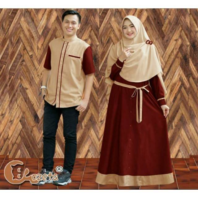 CP DZAKI, COUPLE PASANGAN, MOSCREPE PREMIUM, GAMIS HIJAB MUSLIM, MAXY DRESS