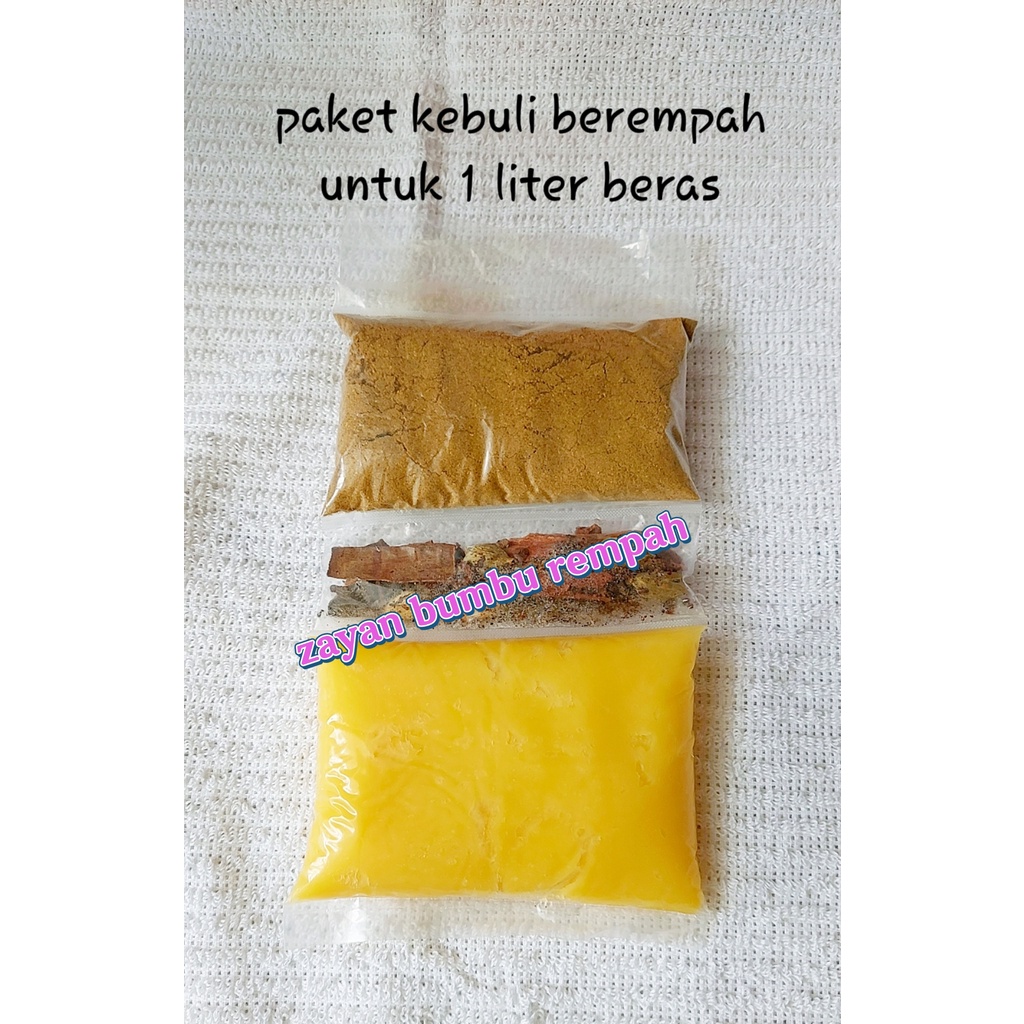 

paket kebuli berempah untuk 1liter beras