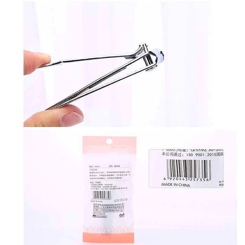 1pc Gunting Kuku Bahan Stainless Steel Untuk Manicure / Pedicure