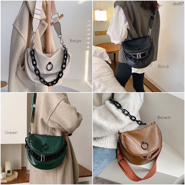 TAS SELEMPANG TAS JALAN TAS SIMPLE WANITA TAS CEWE KASUAL KECE J6657