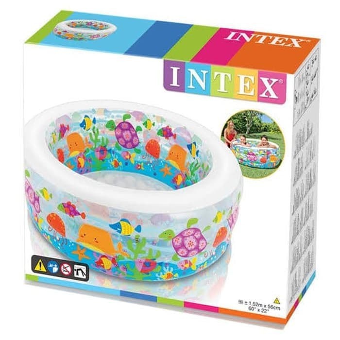 Intex Kolam Renang Anak Aquarium Pool 152 cm - Kolam Anak- Intex 58480