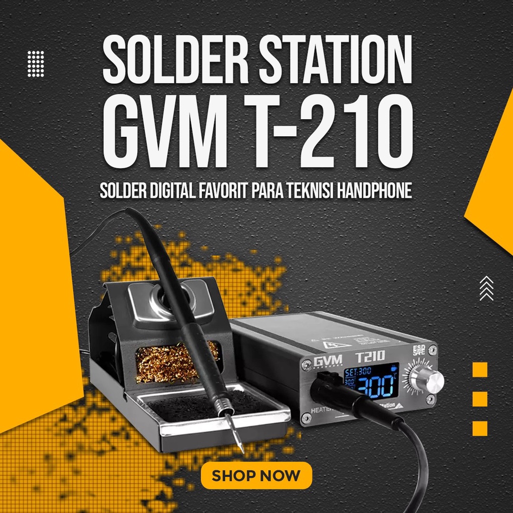 SOLDER STATION GVM T210