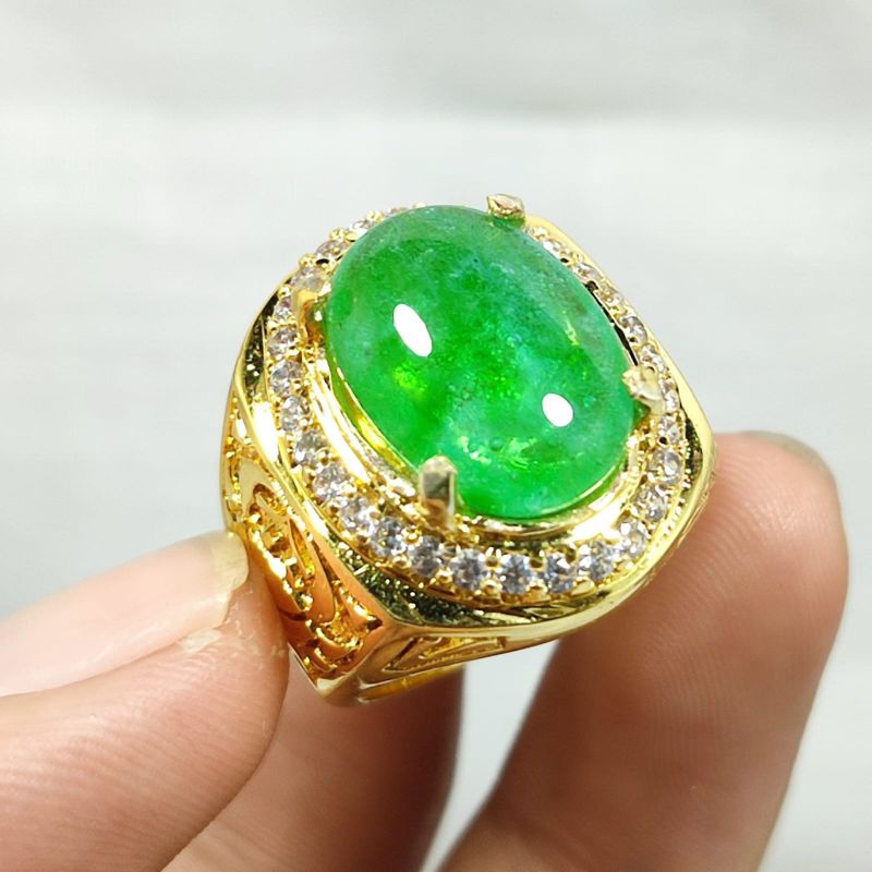 BATU ZAMRUD KALIMANTAN ASLI NATURAL