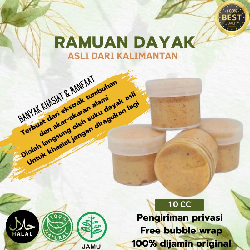 COD(BELI 10 BONUS 1) RAMUAN DAYAK KALIMANTAN PERAPAT MISS V