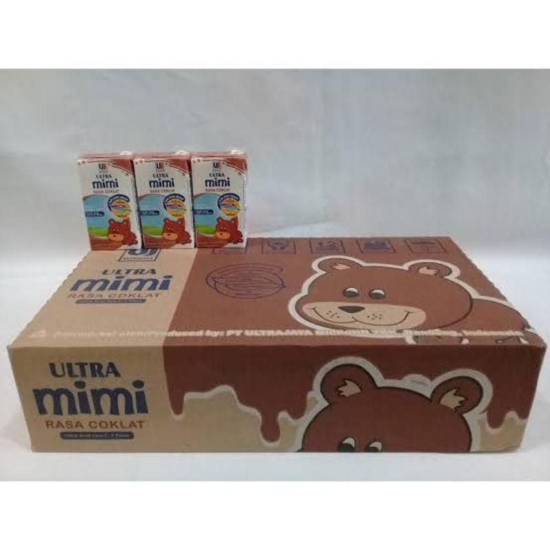 

susu Ultra mimi kids 125ml grosir1 cartoon 40pcs