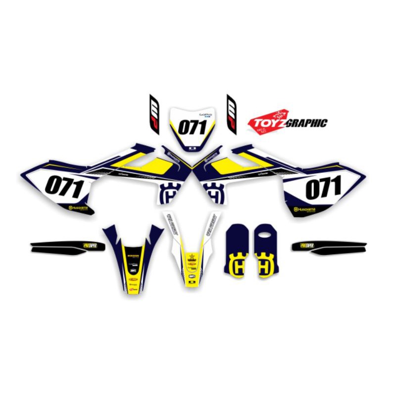 Decal Husqvarna TE 125 250