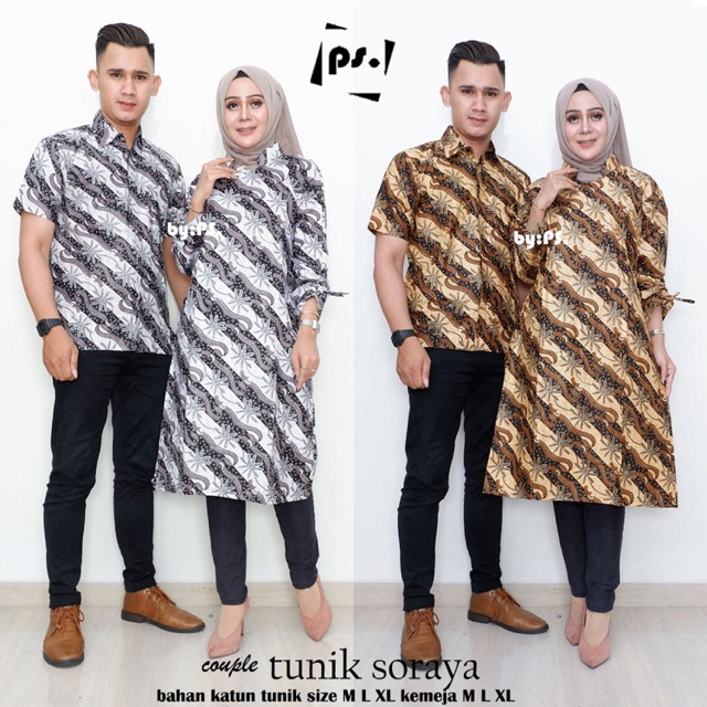 Sarimbit Batik Solo Murah Tunik Soraya
