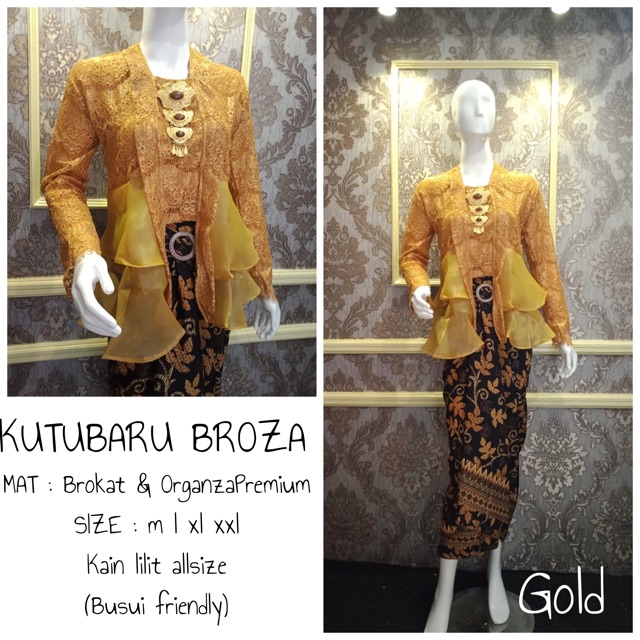 HARGA PROMO!!!!! KUTUBARU BROZA/ KUTUBARU BROKAT /KUTUBARU MODERN /KEBAYA SERAGAM /KEBAYA MODERN