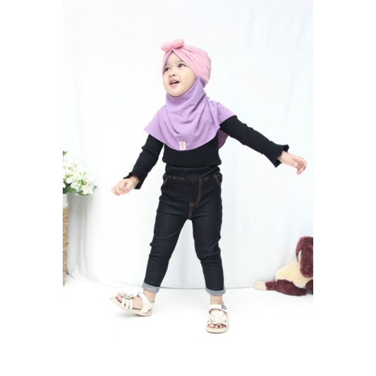 legging anak perempuan motif jeans 1-13tahun