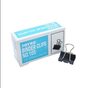 

[Gross]Binder Clip/Klip kertas/klip penjepit kertas Joyko no.105[12 pa