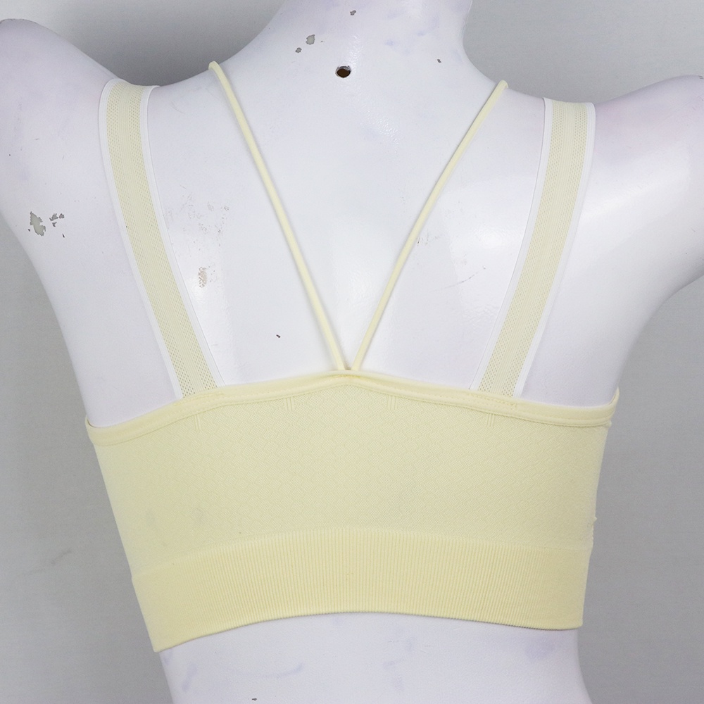 Scelta - Bra Sport Atasan Tanktop Rajut Tank Top Olahraga Dengan Busa Dan Tali Double Dobel At Sc 1132 thumbnail 2