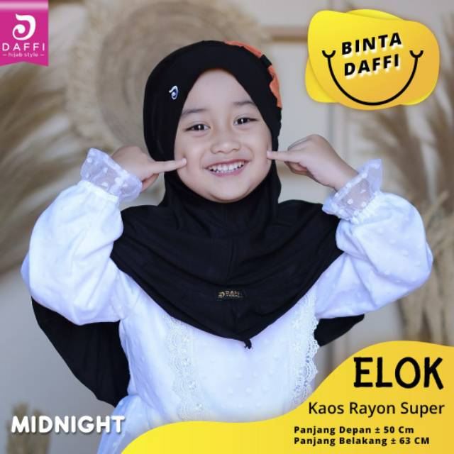 Jilbab Anak ELOK ori DAFFI