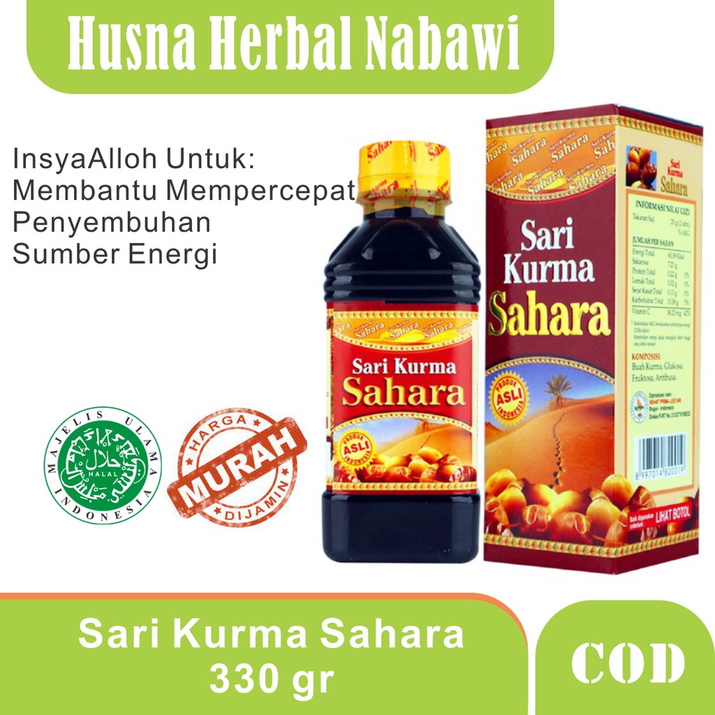 

PROMO PROMO Sari Kurma Sahara Asli 330 Gr Obat Untuk Diet Asam Lambung Ibu Hamil Promil Bisa COD Bayar Di Tempat - Husna Herbal Nabawi