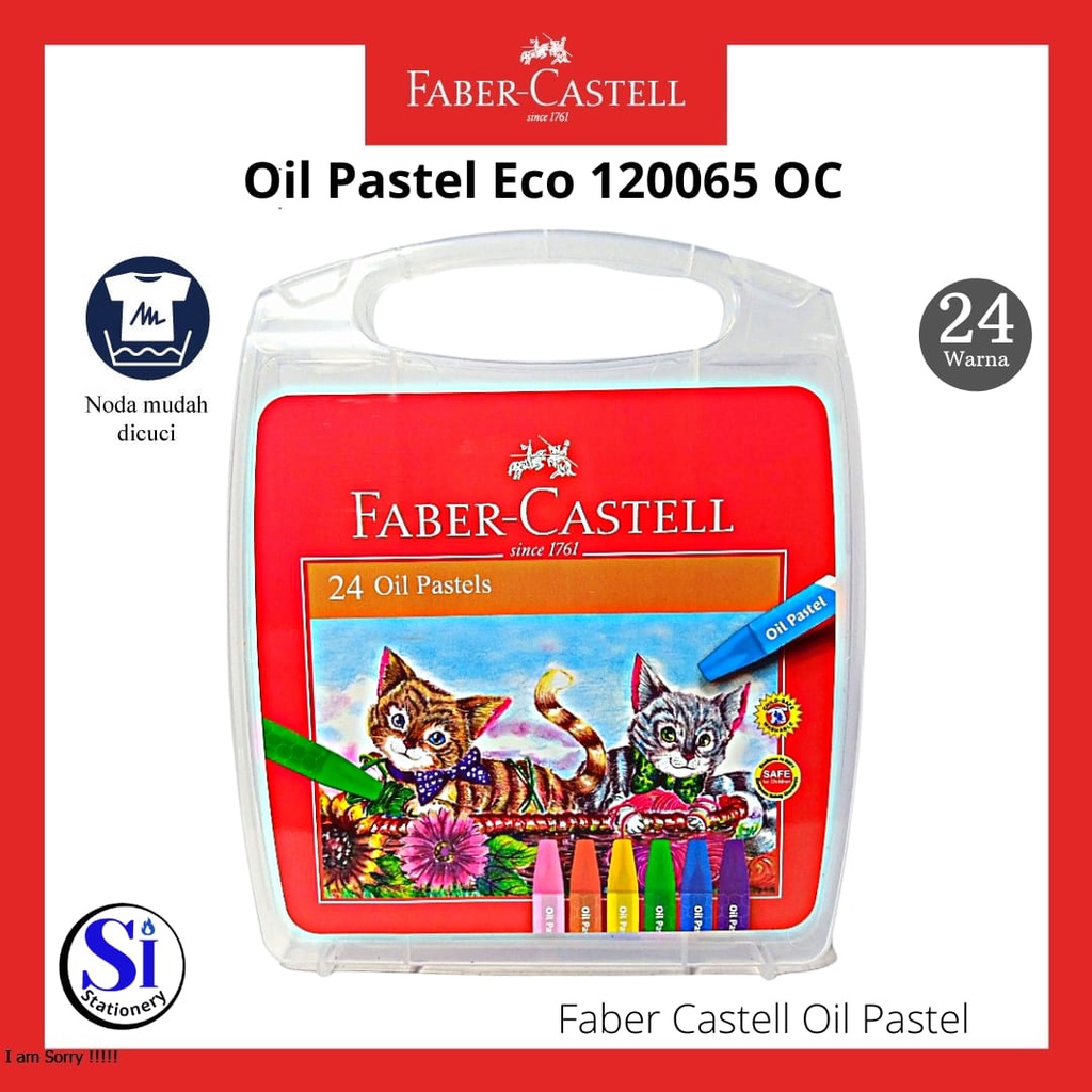 

Crayon Hexagonal Oil Pastel Faber Castel 24 Warna Eco 120065oc