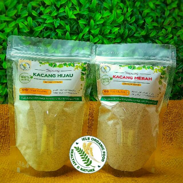 

Tepung Kacang Hijau & kacang merah organik