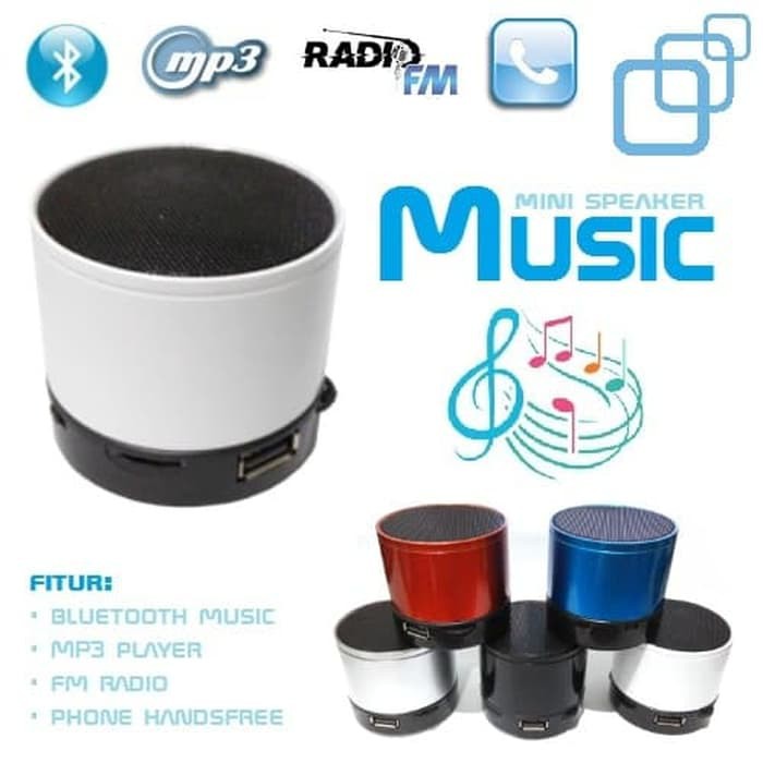 Speaker Portable Bluetooth Mini MP3, Radio S10 - Wireless Speaker