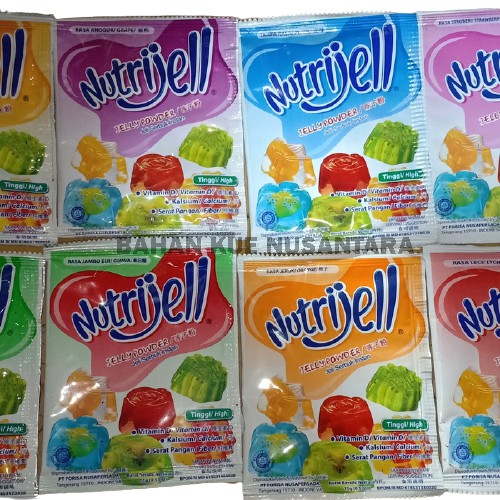 

NUTRIJELL 15gr JELLY POWDER SACHET KEMASAN BESAR