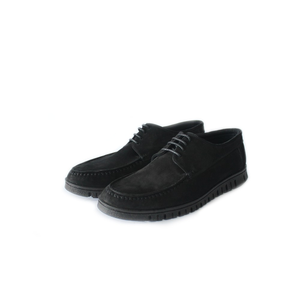 Sepatu Sneaker Kulit - Sepatu Casual - Winshor - Geraldo Black - 602