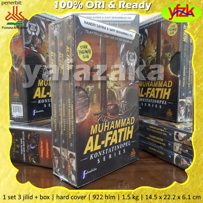 Komik Muhammad Al-Fatih Konstatinopel Series 1 SET - Buku Islami Remaja Muslim Pahlawan Islam - Seri
