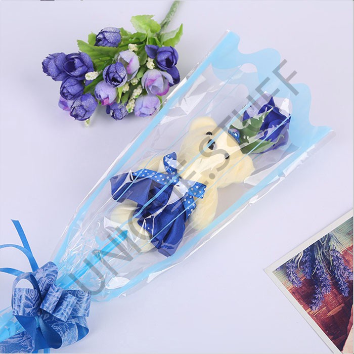 Mini artificial hand bouquet dengan boneka buket bunga boneka