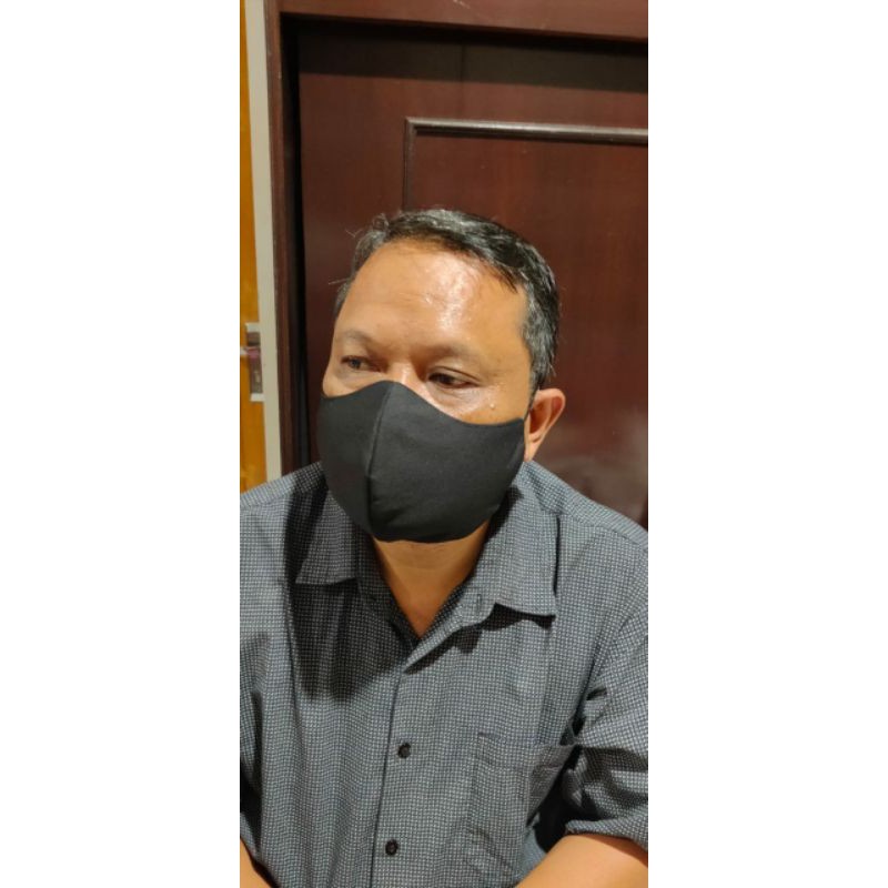 masker katun american drill 3 ply