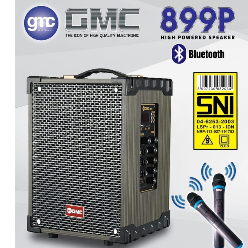 SPEAKER AKTIF BLUETOOTH GMC 899P MIC WIRELESS