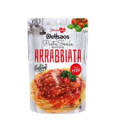 

mamasuka delisos saus pasta spicy aribiata