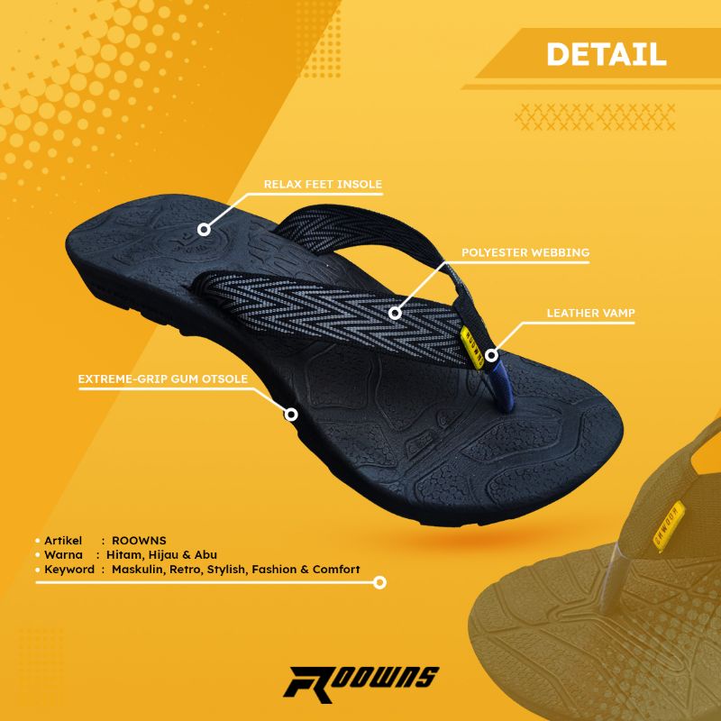 Sandal Jepit Sendal Gunung Pria Wanita Hiking Premium Frox