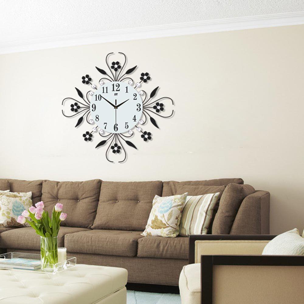 Solighter Jam Dinding Quartz DIY Bahan Akrilik Untuk Dekorasi Rumah