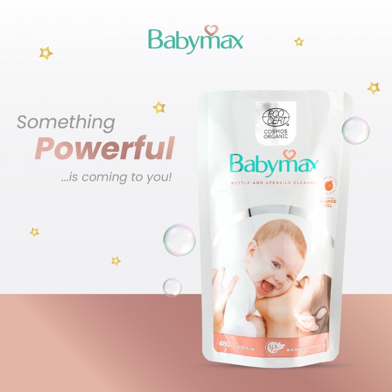 Babymax Ecocert Bottle Utensils Cleanser Sabun Botol Bayi - 480 ml